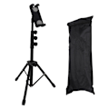Miniatyrbillede 1 af 7: Universal Tripod Tablet Gulvstativ Justerbar Holder til iPad Air Pro/Samsung Galaxy Tab