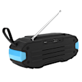 Pikkukuva 2 / 7: Langaton Bluetooth-kaiutin Basso Ulkoilupyöräily Tallennuskortti FM-radio Kaiutinlaatikko Sininen