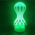 Miniatyrbilde 7 av 7: Wrecking Ball lampe 3D illusjons nattlys, fjernkontroll bordlampe, USB-lader belysning hjem dekorasjon for barn, bursdagsgave (fjernkontroll)