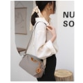 Miniatyrbild 6 av 10: AVEKI Dam Anti-stöld Skräddarsydd Konvertibel Crossbody Clutch, Khaki, One Size