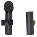 Miniatyrbillede 3 af 7: Trådløs Lavalier-mikrofon med støjreduktion 2.4G Plug and Play Mini Clip On Mic til Live Streaming Interview