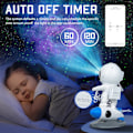 Miniatyrbilde 4 av 7: Astronaut Galaxy Projektor for Soverom, Stjerneprojektor med Månelampe, Led Space Nebula Nattlys for Barn Tenåringsjenter Gutter Voksne