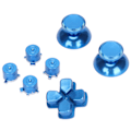 Miniatyrbillede 3 af 7: Controller-knap, joystick-tast, aluminiumslegering ABXY-knapper til Playstation5-controller, blå