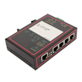 Miniatyrbillede 3 af 7: Industriel Ethernet-switch 5 porte 100 Mbps DIN-skinne IP40-beskyttelse Uadministreret netværksswitch til overvågningsindustrien
