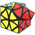 Miniatyrbilde 3 av 6: Curvy Copter Pusleskube, Butterfly Puslespill, Helikopter Twisty Speed Cube Puslespill, Hjernespill, Svart