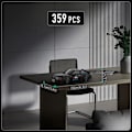 Miniatyrbilde 7 av 7: Initial D GTR32 Bil Byggesett med Akryl Display Case Modell Race Car Toy Byggesett 27014 Samleobjekt Racing Vehicle Set