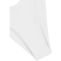 Miniatyrbilde 5 av 6: WJSM Kvinners Trekant Bikini Blomster Volanger Sløyfe Bikini Sett Todelt Badedrakt B-white M