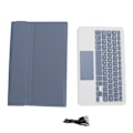 Miniatyrbillede 1 af 7: Tastatur Etui til Xiaomi til Mi Pad 6 6 Pro 11 Tommer 2023 PU Stativ Cover med Magnetisk Aftagelig Trådløs Bluetooth Tastatur Lilla
