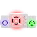 Miniatyrbillede 1 af 7: SADA D-208 Desktop Computer Soundbox Multimedia Hjemmehøjttaler Hvid
