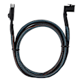 Miniatyrbillede 4 af 7: Cabledeconn HD SFF-8643 TIL SFF-8087 Mini SAS Server Dataoverførselskabel 0,8M