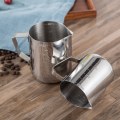 Miniatyrbilde 5 av 5: 3 stk rustfrie stål målekopper med skala for kjøkkenbruk, 350/600/1000 ml store kopper, egnet for nøyaktig måling av tørre korn og