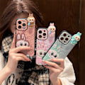 Pikkukuva 2 / 3: labubv 3D Hahmokännykkäkotelo: Pupu-design jalustalla, sopii iPhone 11 - 17 -sarjoille ja niin edelleen (ruskea) brown iPhone16pro