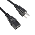 Miniatyrbillede 6 af 7: 10A 5ft 3-benet AC-adapter strømkabel ledning til pc-computer