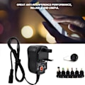 Miniatyrbilde 7 av 7: 3-12V justerbar spenningsforsyning 12W adapter 1.2A utgang