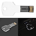 Miniatyrbilde 3 av 7: Bærbar gjennomsiktig nøkkelformet 16G Mini USB U Disk Flash Drive Memory Stick U Disk