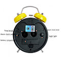 Miniatyrbild 4 av 5: SAYTAY Student Alarm Clock, Liten Gul Anka Väckarklocka, Student Heminredning Bordsur (Gul2)