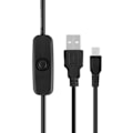 Pikkukuva 3 / 7: 5V 2.5A AC/DC virtalähteen vaihtoadapteri kytkentäjohdolla Raspberry Pi 3:lle -