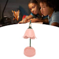 Miniatyrbillede 2 af 5: 3W LED Touch Bordlampe 3 Gear Justerbar Foldbar Kronblad Form Desktop Bordlampe USB 5V Pink