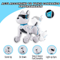 Miniatyrbild 4 av 7: Top Race Programmerbar Robot Hund Leksak - Fjärrkontroll Husdjur med Touch Funktion, Röststyrning för Barn 5-7 - Uppladdningsbar Smart Djur Leksak