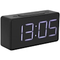 Miniatyrbillede 1 af 5: Masa saati, kontor, hjem multifunktionel støtte snooze-funktion ur (sort)