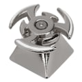 Miniatyrbilde 7 av 7: Roterende nøkkelhette Roterende metall toppform Ergonomisk design DIY tilpasset nøkkelhette for mekaniske tastaturer Grå