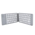 Miniatyrbild 3 av 7: Bärbar F68 universell hopfällbar Bluetooth trådlöst tangentbord för iOS för Android för Windows Grå
