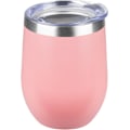 Miniatyrbilde 1 av 7: 12OZ rustfritt stål vinglass med lokk. Stilkfri dobbeltvegget isolert vinglass. Vinglass er egnet for forskjellige scener, fester Light Pink 1 PCS