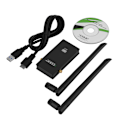 Pikkukuva 1 / 7: EDUP 1200Mbps 2.4G+5.8G kaksoiskaistainen nopea USB3.0 WIFI-sovitin kaksoisantennilla