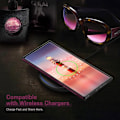 Miniatyrbild 7 av 7: Samsung Galaxy S24Ultra 6.8 tum Skal, Premium Läder Klassisk Lyx PU Halkfritt Grepp Robust Stötfångare Stöttåligt Fullständigt Kroppsskydd Magenta
