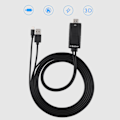 Pikkukuva 4 / 7: 5V 1A Lightning - HDMI 1080P HDTV digitaalinen AV-kaapeliadapteri iPhonelle ja iPadille