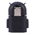 Miniatyrbillede 1 af 3: Robotformet Micro USB Host OTG-adapterkabelkonverter til HTC Samsung S4 S3 S2-telefontablet