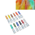 Miniatyrbillede 3 af 5: Vandfarve Maling 12 Farver 9ml Tube Lyse Vibrerende Flot Transparens Akvarel Maling Sæt til Kunstner Maleri