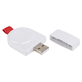 Miniatyrbillede 2 af 7: 2W USB Hurtigopladning ABS+PC Bærbar Magnetisk Adsorption Trådløs Oplader til iWatchHvid