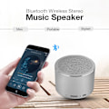 Pikkukuva 4 / 7: Kannettava Mini Bluetooth-kaiutin Langaton Mini Ulkoinen Stereo Musiikkisoitin LED-valolla Harmaa