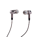 Miniatyrbilde 2 av 7: Universal In-Ear Avtakbar Design Stereo Musikk Øretelefoner med Mikrofon for Smartphone Gun-Gray