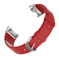 Pikkukuva 2 / 7: Kestävä nahkaranneke Fitbit charge3 -älykelloon (punainen)