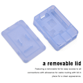 Miniatyrbillede 2 af 7: Blå ABS-plast kabinet beskyttende etui skal til Raspberry Pi 3/2/B+