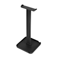 Miniatyrbilde 4 av 7: Hodetelefonstativ Multifunksjonell Plassbesparende Robust Holdbar Stabil Lys Farge Headset StativSvart