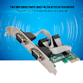 Miniatyrbillede 7 af 7: ST316 PCI-E til 2-port RS232 udvidelsesadapterkort serielt kort