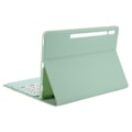 Pikkukuva 6 / 7: For Tab S8 näppäimistökotelo Matcha Green säädettävä kulma PU-kotelo irrotettava tabletti langaton näppäimistö SM X800 S7 FE ilman kosketuslevyä