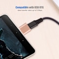 Miniatyrbillede 6 af 7: 3 stk. bærbar mini metal USB3.0 til type-c OTG-stikadapter (rosa guld)