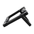 Miniatyrbillede 6 af 7: Bærbar notesbogsbeslag Foldbar bærbar computerstand Liftable Tablet Holder (Sort)