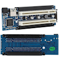 Miniatyrbild 4 av 7: Dual Full Size Mini PCIe till PCI Slot Expansionsadapter Extern Capture Card