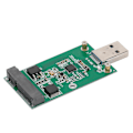 Miniatyrbillede 4 af 7: Riser-kort PCBA-konverteradapter MSATA SSD til USB 3.0-grænseflade Computerhardware