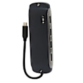 Miniatyrbild 3 av 7: 8 i 1 Dockningsstation Multifunktion 4K30Hz HD Multiport USB 100M Nätverksport USB C Hub Adapter Marinblå