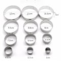 Miniatyrbilde 3 av 5: Donut Hull Cookie Biscuit Cutter Set for Baking, Graduated Doughnut Round Cookie Cutters, Metal Circle Cookie Cutters for Frying