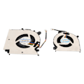 Miniatyrbillede 6 af 7: Bærbar køleventilator udskiftning 4-bens strømstik kompatibel til MSI GF76 GF66 GL66 MS 1581 bærbar CPU GPU køleventilator