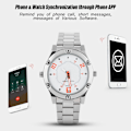 Miniatyrbild 4 av 7: Meddelanden Påminn Smart Sport Watch Sömnmonitor 2-månaders Standby Stegräknare Klocka för Android/iOS