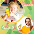Miniatyrbillede 4 af 6: Squishies Strækbar Ananas Legetøj, Simulation Ananas And Klemme Legetøj Angstlindring, Squishys Fidget Nyheds Legetøj til Børn Voksne