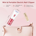 Miniatyrbillede 4 af 8: Epilator til hårfjerning til kvinder - bærbar epilator - Glamorous Skin Epilator til ansigt - Elektrisk Smooth Glide Epilator med LED-koldt lys
